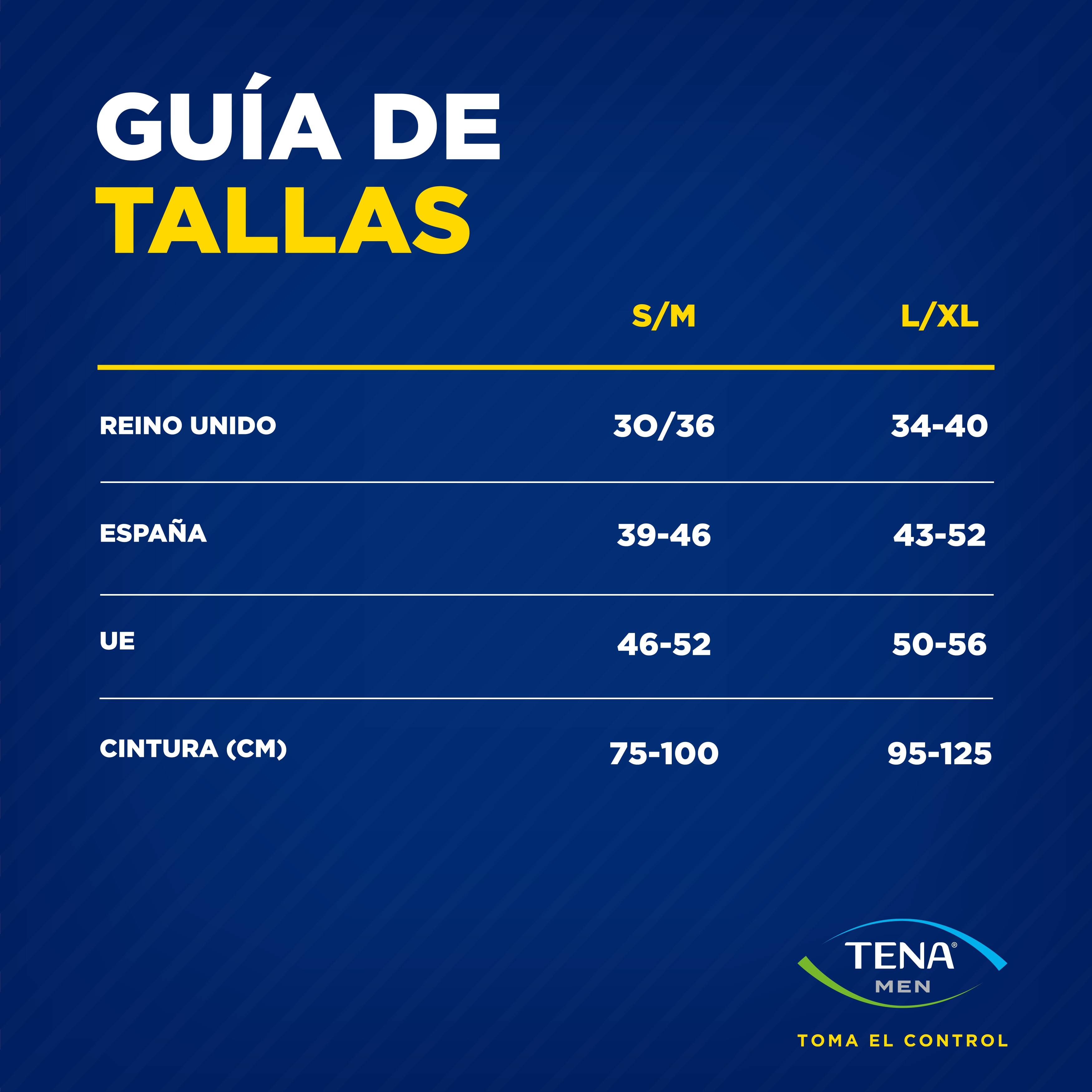 Guía de tallas