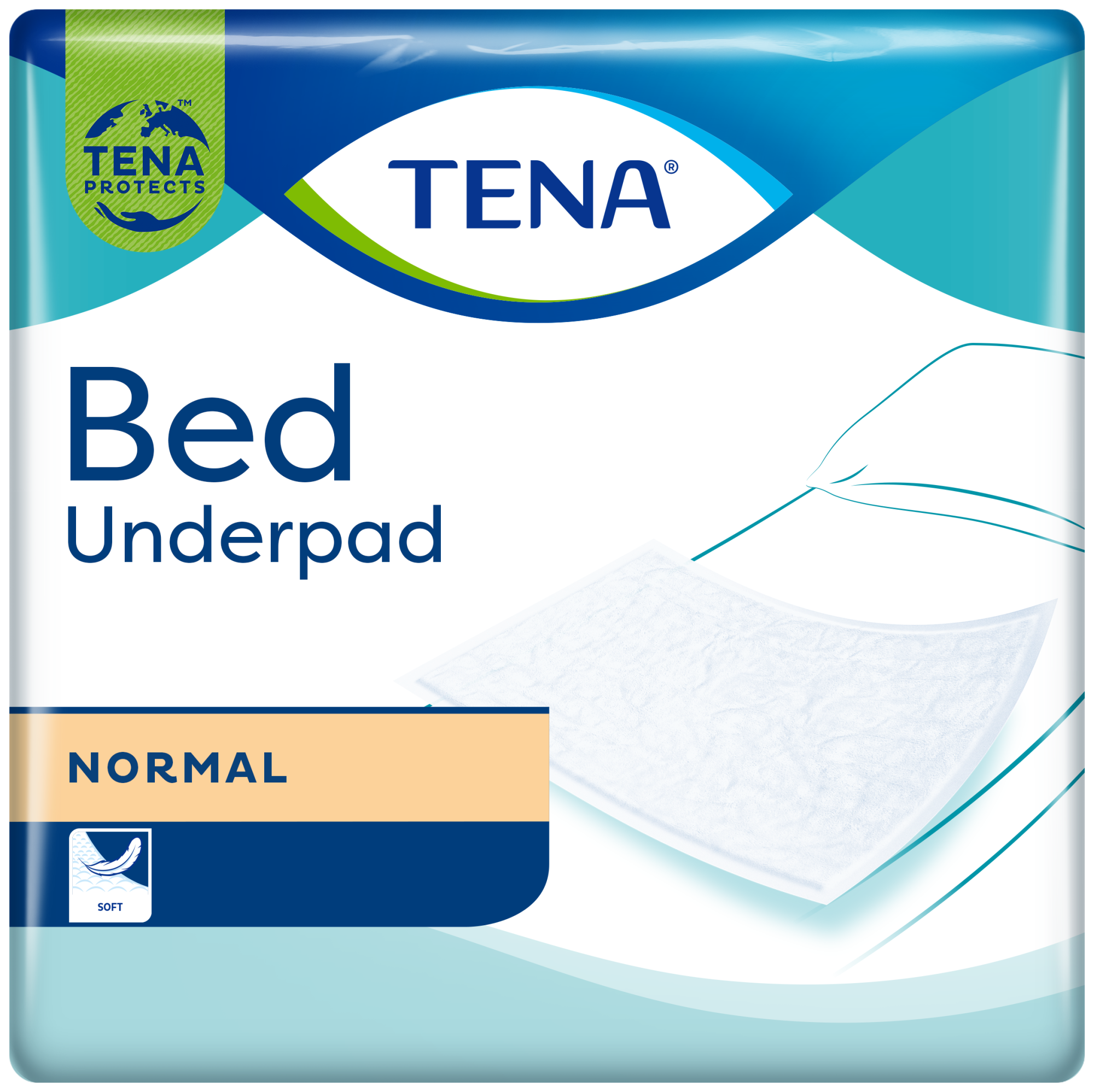 TENA Bed Normal | Впитывающая пеленка для защиты при недержании