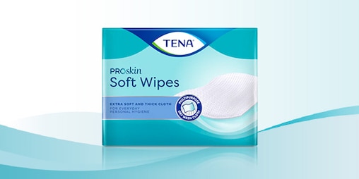 Nakupovat: Jemné mycí utěrky TENA Soft Wipes