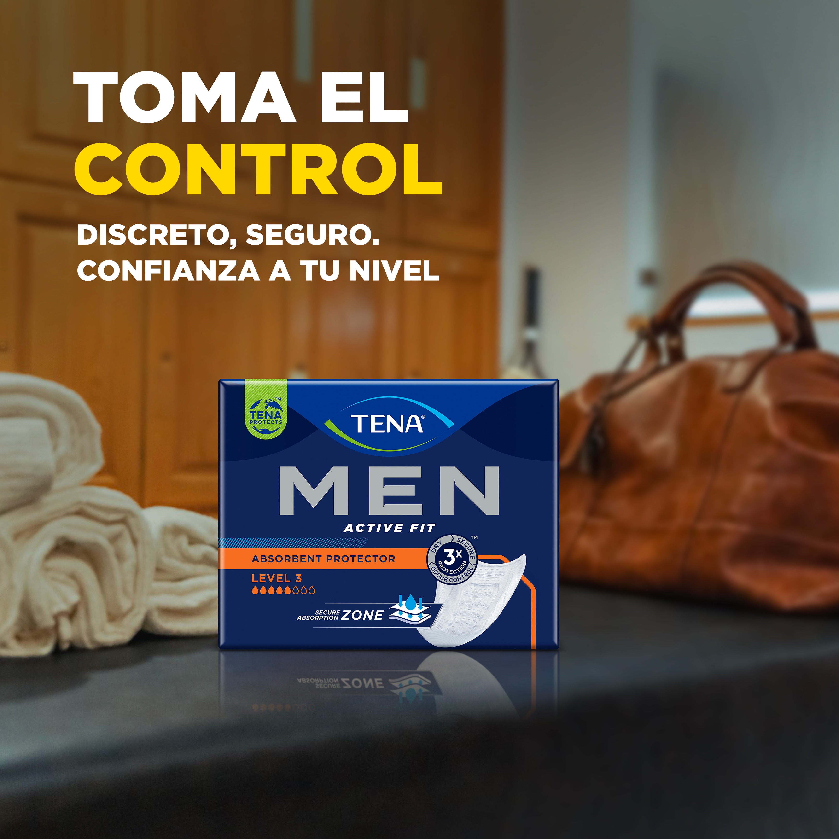 Toma el control, discreto, seguro. Confianza a tu nivel.