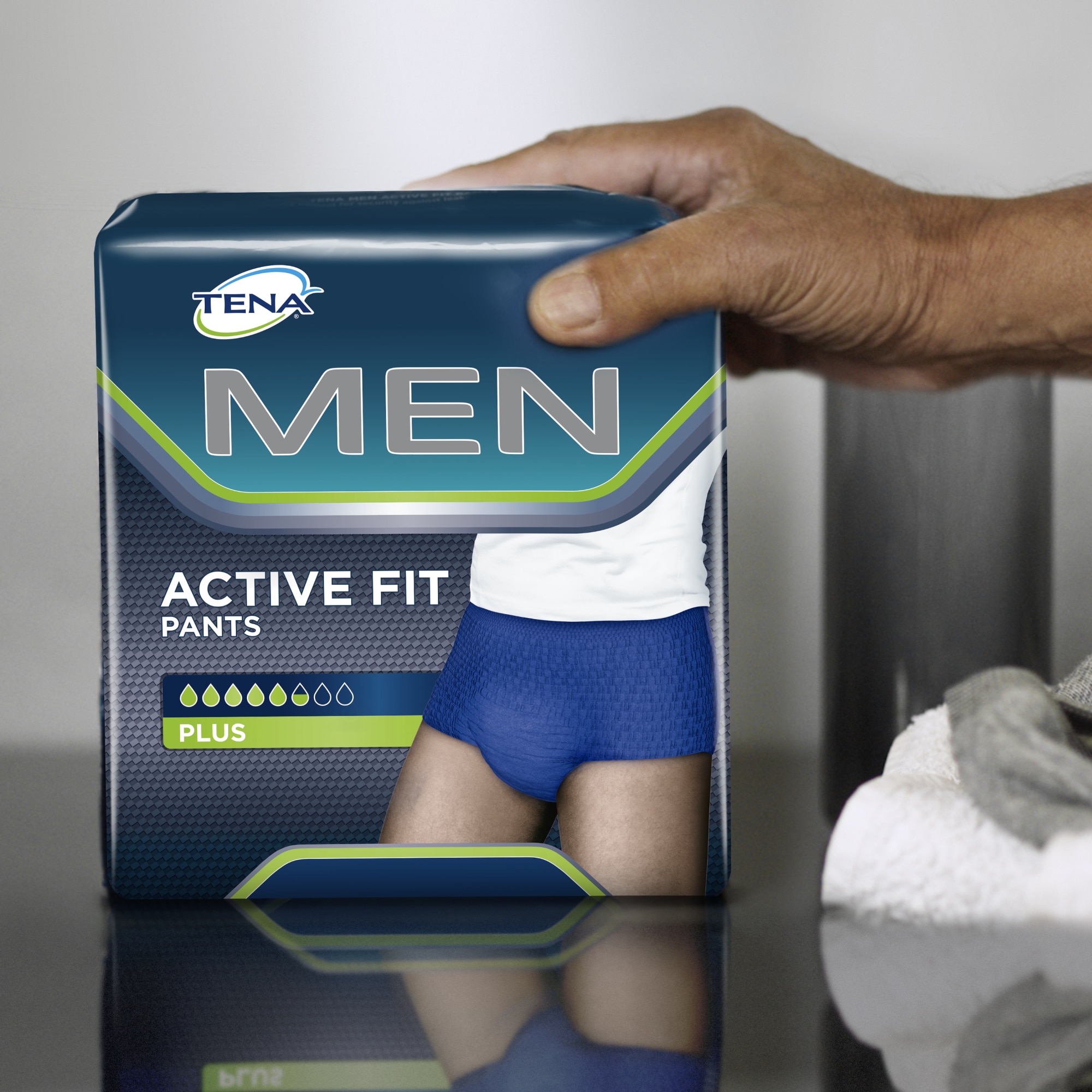 TENA Men Active Fit Pants Plus Blue SmallMedium 1010ml