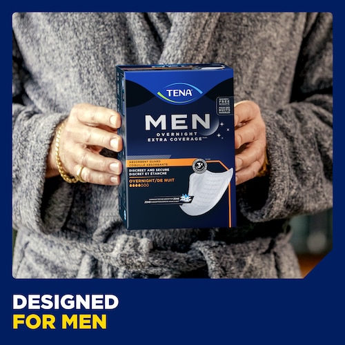 TENA for Men Level 3 Guard for Men, Super Absorbency Incontinence Protector  (4 Pack of 64 Count) : Tena: Health & Household 