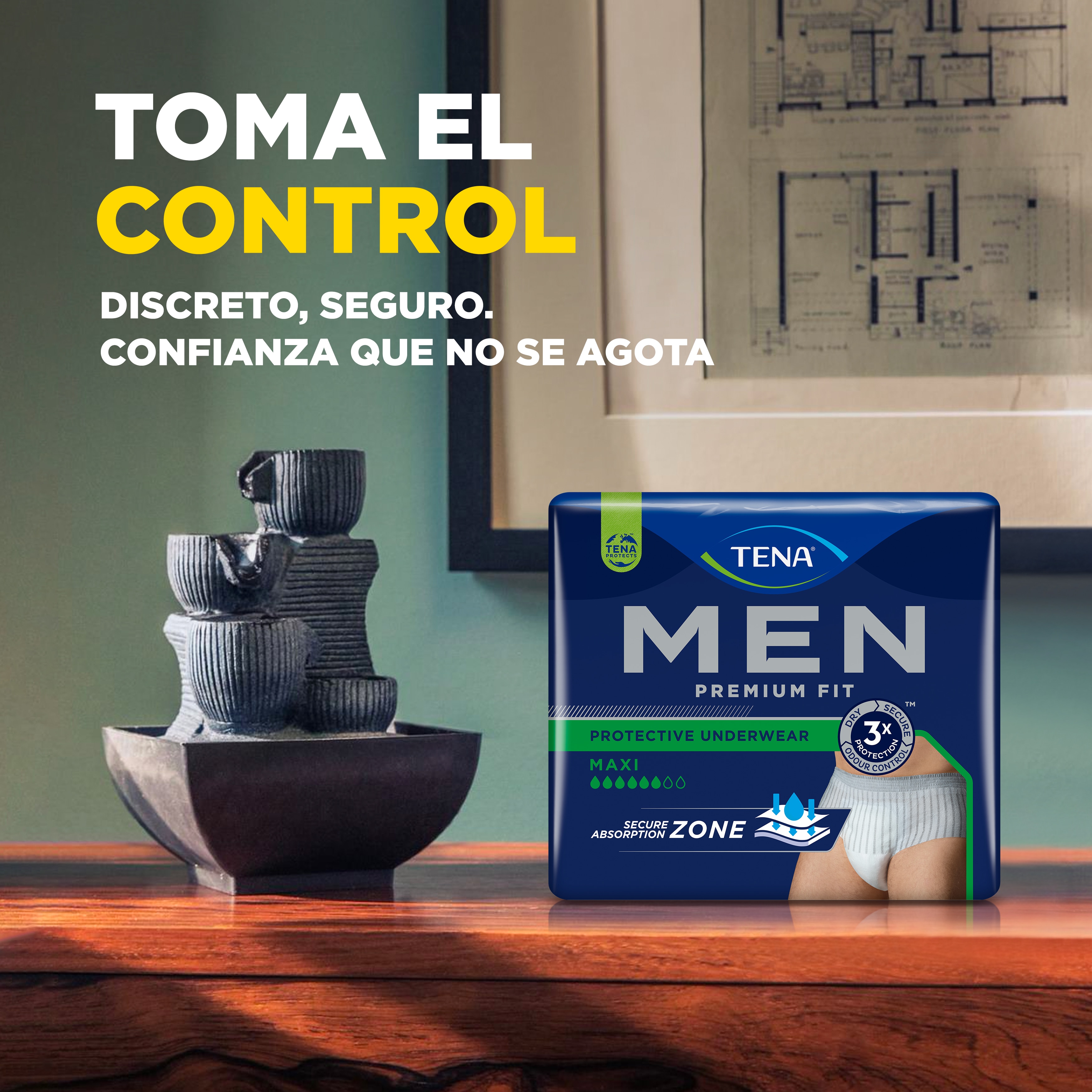 Toma el control, discreto, seguro. Confianza que no se agota.