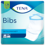 Handy disposable adult bibs from TENA