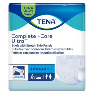 Pack shot of Complete +Care Ultra briefs