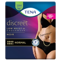 TENA Discreet Plus Low Waist Black | Incontinence Underwear