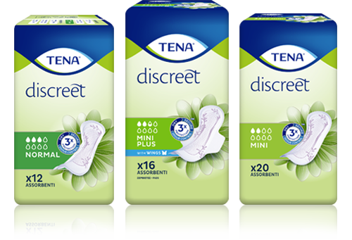 Assorbenti per incontinenza TENA Discreet Assorbenti per incontinenza TENA Discreet