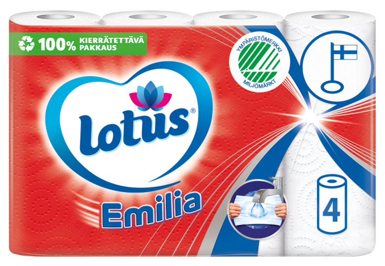 Lotus Emilia hushållspapper 20 rl