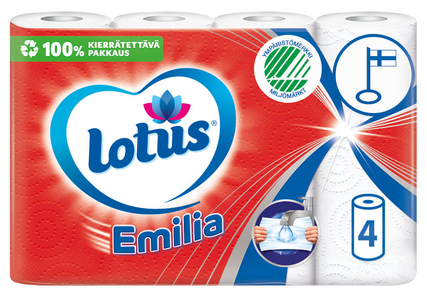 Lotus Emilia talouspaperi