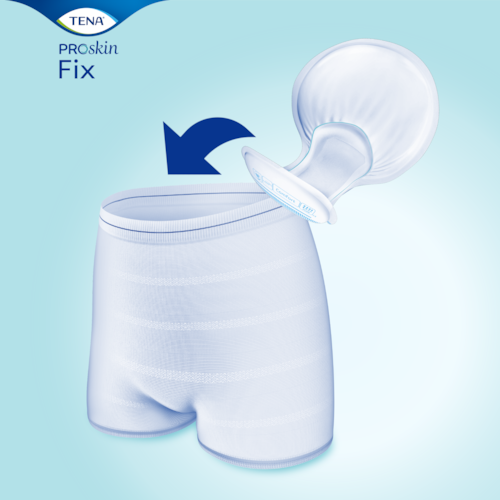 Fixační kalhotky používejte v kombinaci s vložnými plenami TENA Comfort