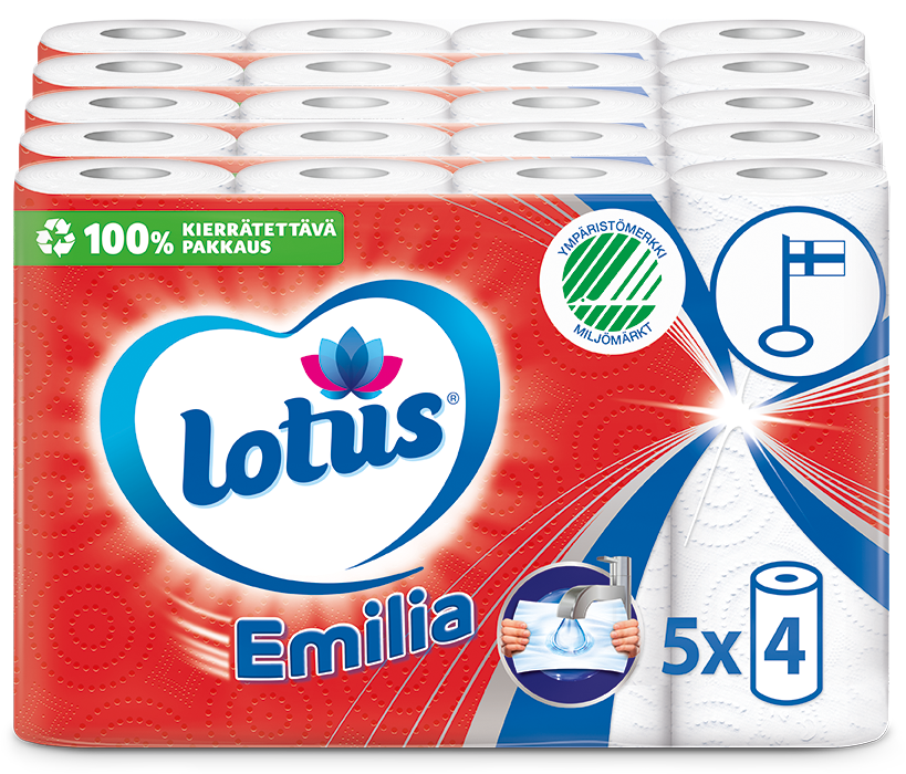 Lotus Emilia talouspaperi
