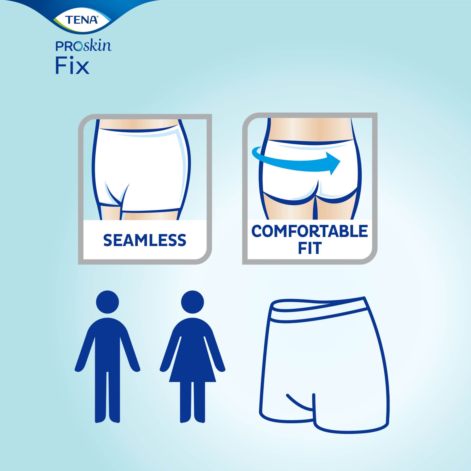 TENA Reusable Comfort Pants - S/M, 20-37