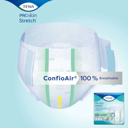 TENA Stretch Super Disposable Diaper Brief, Heavy – Kin Care