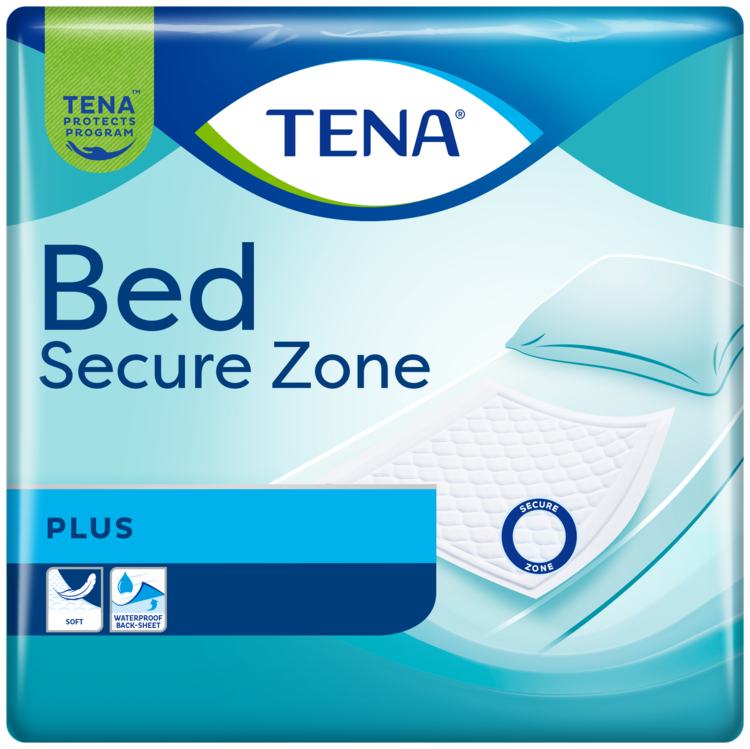 TENA Bed Secure Zone Plus Bed Pads 60cm x 90cm