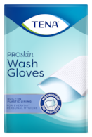 TENA ProSkin Wash Gloves Plastifié 