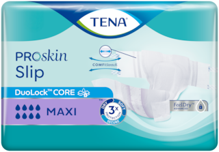 Imagem da embalagem TENA ProSkin Slip Maxi