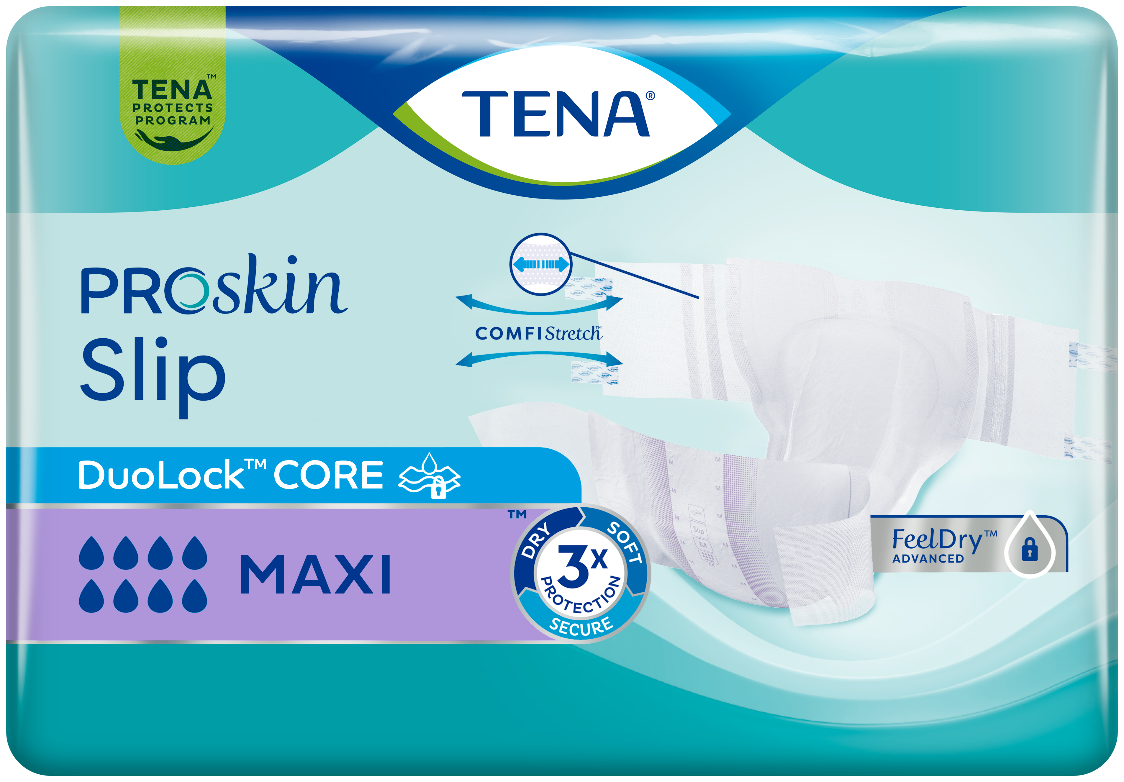 Packungsabbildung von TENA Proskin Slip Maxi