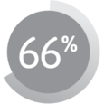 Graphic showing 66%