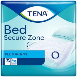 Confezione TENA Bed Secure Zone plus Wings