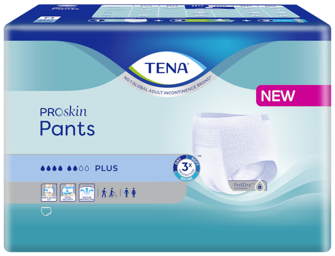 TENA Pants Plus comfortable incontinence pants for total security
