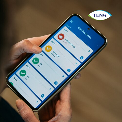 Optimize consumption and minimize leakage with the TENA SmartCare Change Indicator™ App