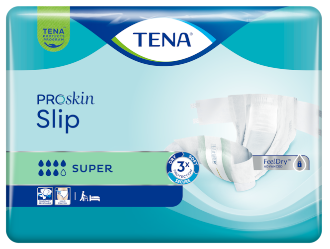 TENA Slip Super | All-in-one incontinence product with tabs