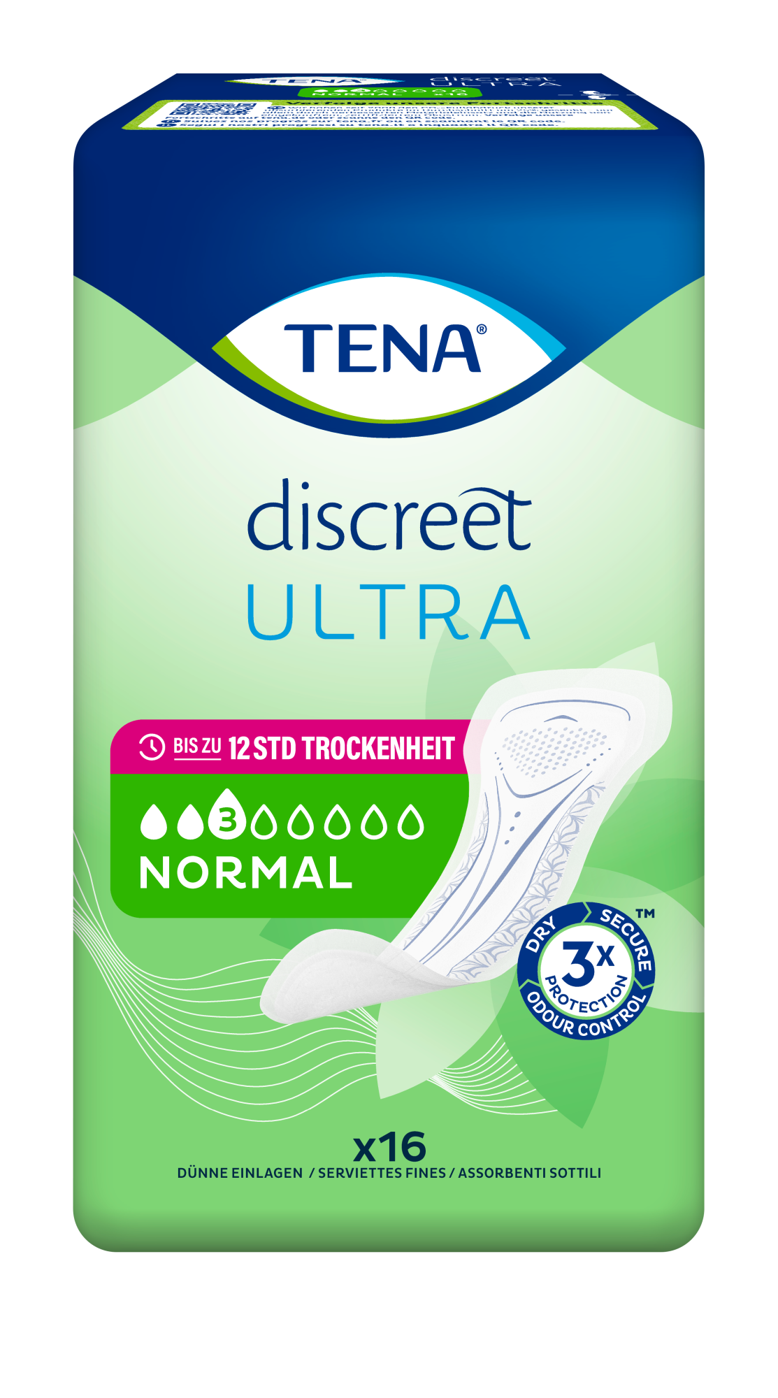TENA Discreet Ultra Einlage Normal | Inkontinenz Einlage