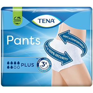TENA Pants Plus | Mutandine assorbenti per perdite urinarie