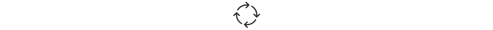 An icon of four curved arrows pointing clockwise in a circle 