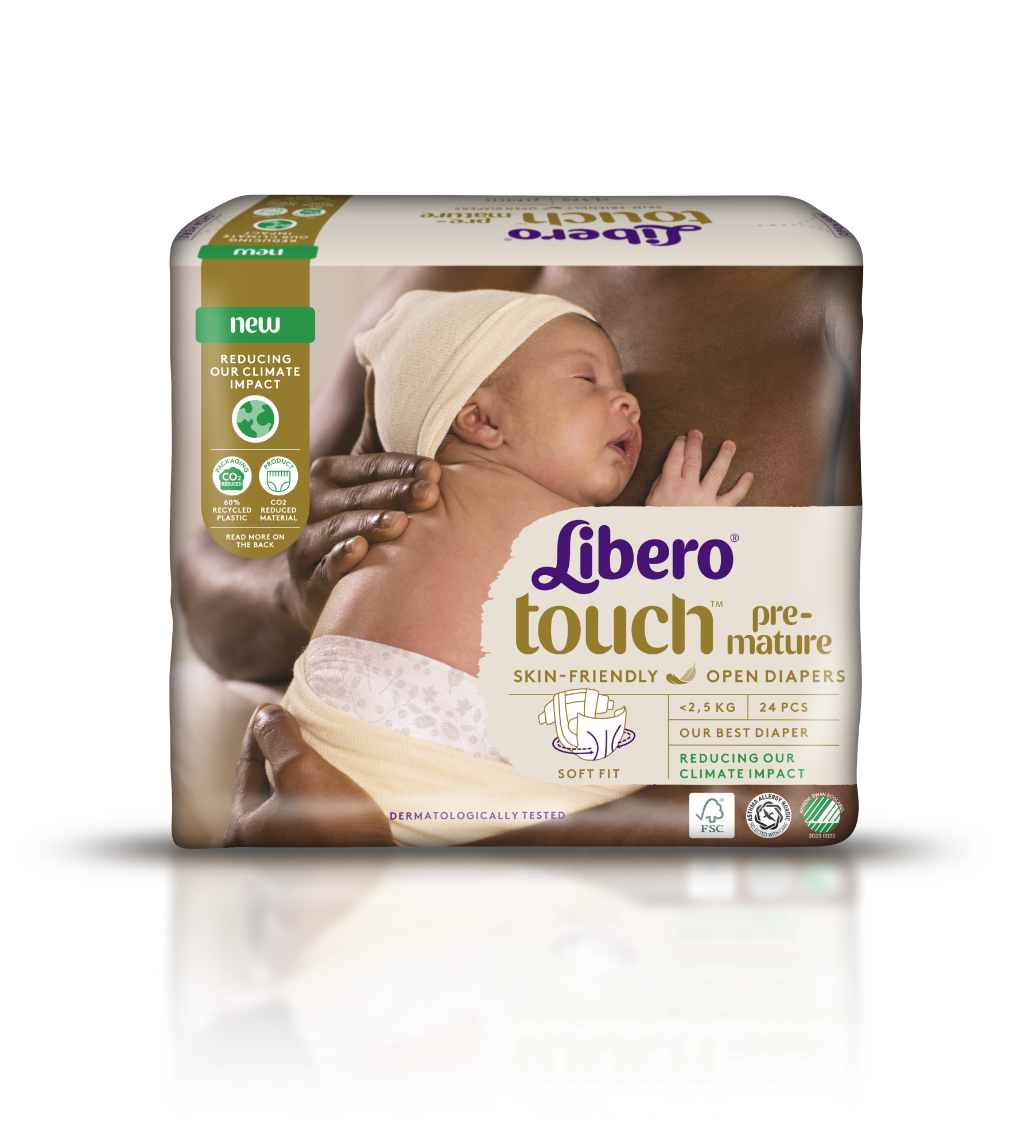 LIBERO Touch|Open Diapers Prematur/Size 0 Touch|Circus|Eden|Eden|Non-colored|Non-scented