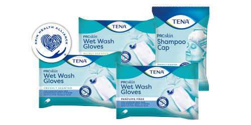 TENA Wet Wash Glove voordelen