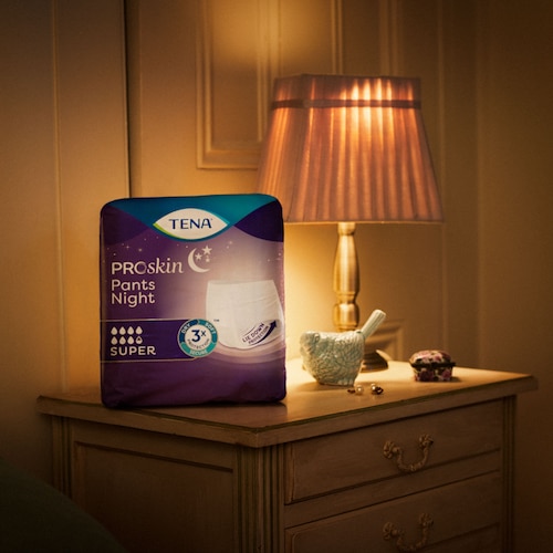 TENA Night incontinence pants for a worry free night’s sleep