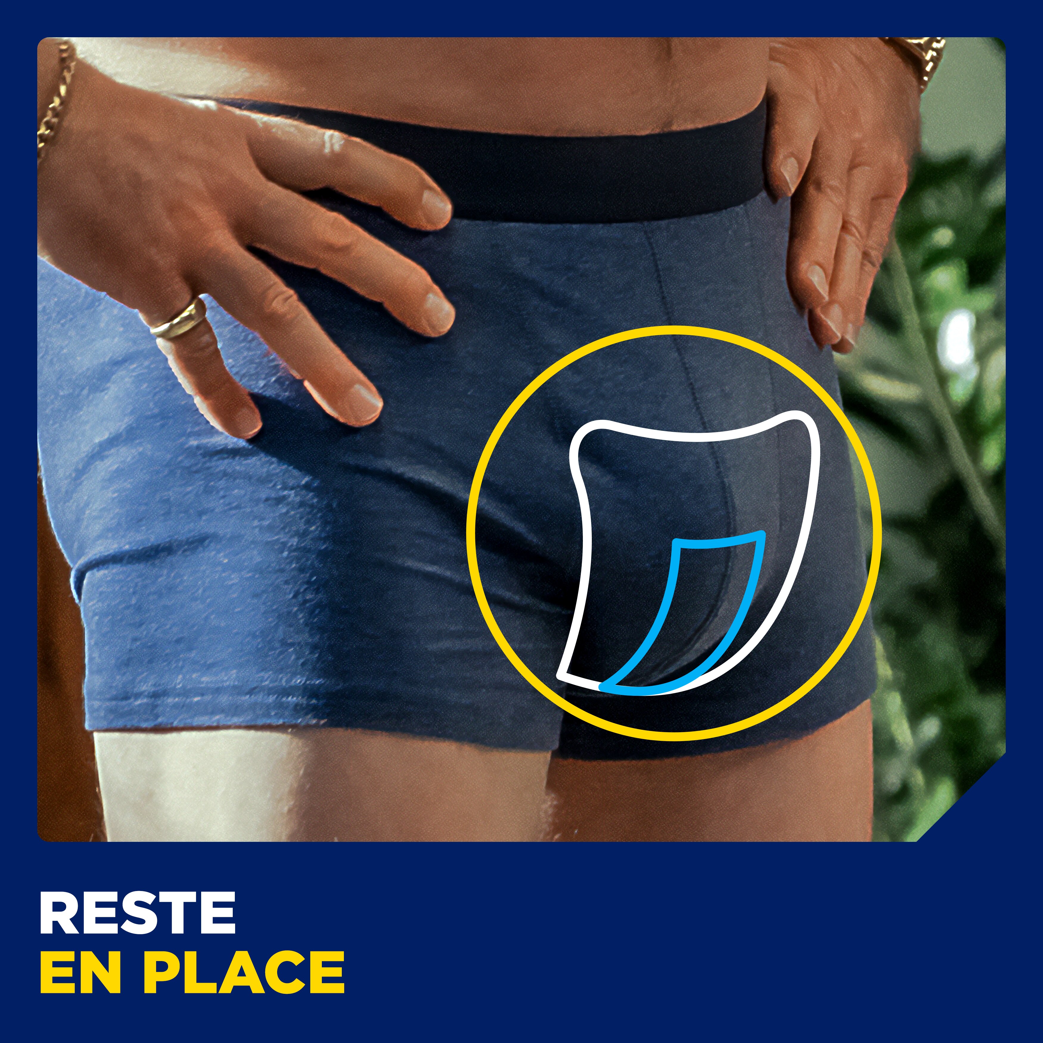 TENA Men Active Fit avec protection absorbante de niveau&nbsp;3 | Protections pour fuites urinaires