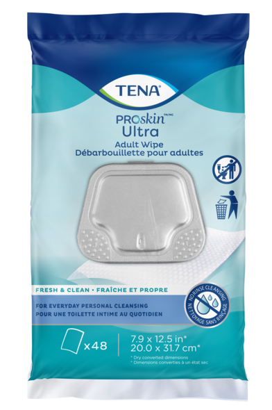 TENA ProSkin Adult Wipe | For personal cleansing