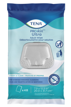 Débarbouillettes pour adultes TENA ProSkin | Pour les soins d’hygiène personnelle
