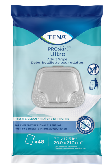 TENA ProSkin Adult Wipe | For personal cleansing
