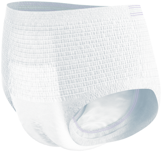 TENA ProSkin Pants Night – myke og komfortable buksebleier for urinlekkasje til bruk om natten 