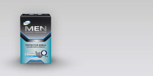 TENA Men Protective Shield pack for security against drips and dribbles