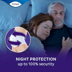 TENA Pants Night - protection avec jusqu’à 100 % de sécurité pour l’assurance d’une nuit sereine
