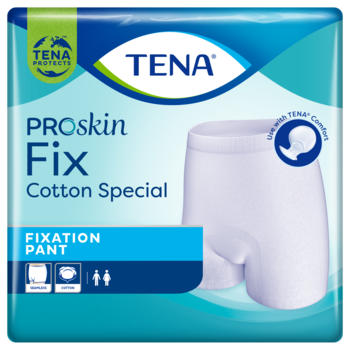 TENA Fix Cotton Special | Behagelige og genanvendelige fikseringstrusser til inkontinens