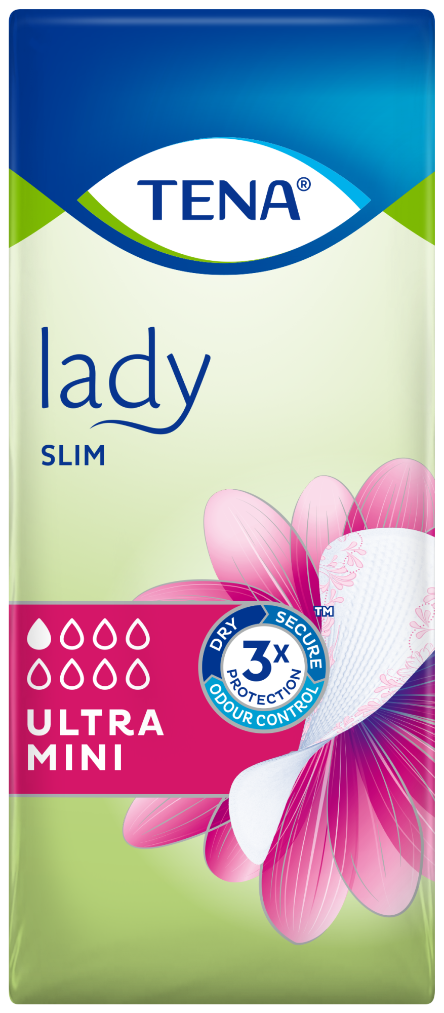 TENA Lady Slim Ultra Mini  Incontinence liner for small urine leaks