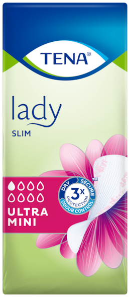 TENA Lady Slim Ultra Mini | Inkontinencijski tanki uložak za slabija istjecanja urina