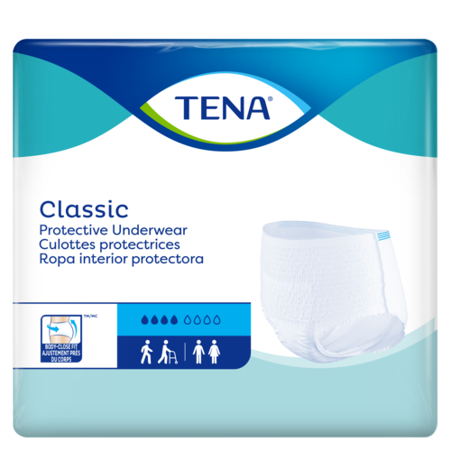 Buy Tena Washable Absorbent Underwear Classic Noir Size 12-14 Online at  Chemist Warehouse®