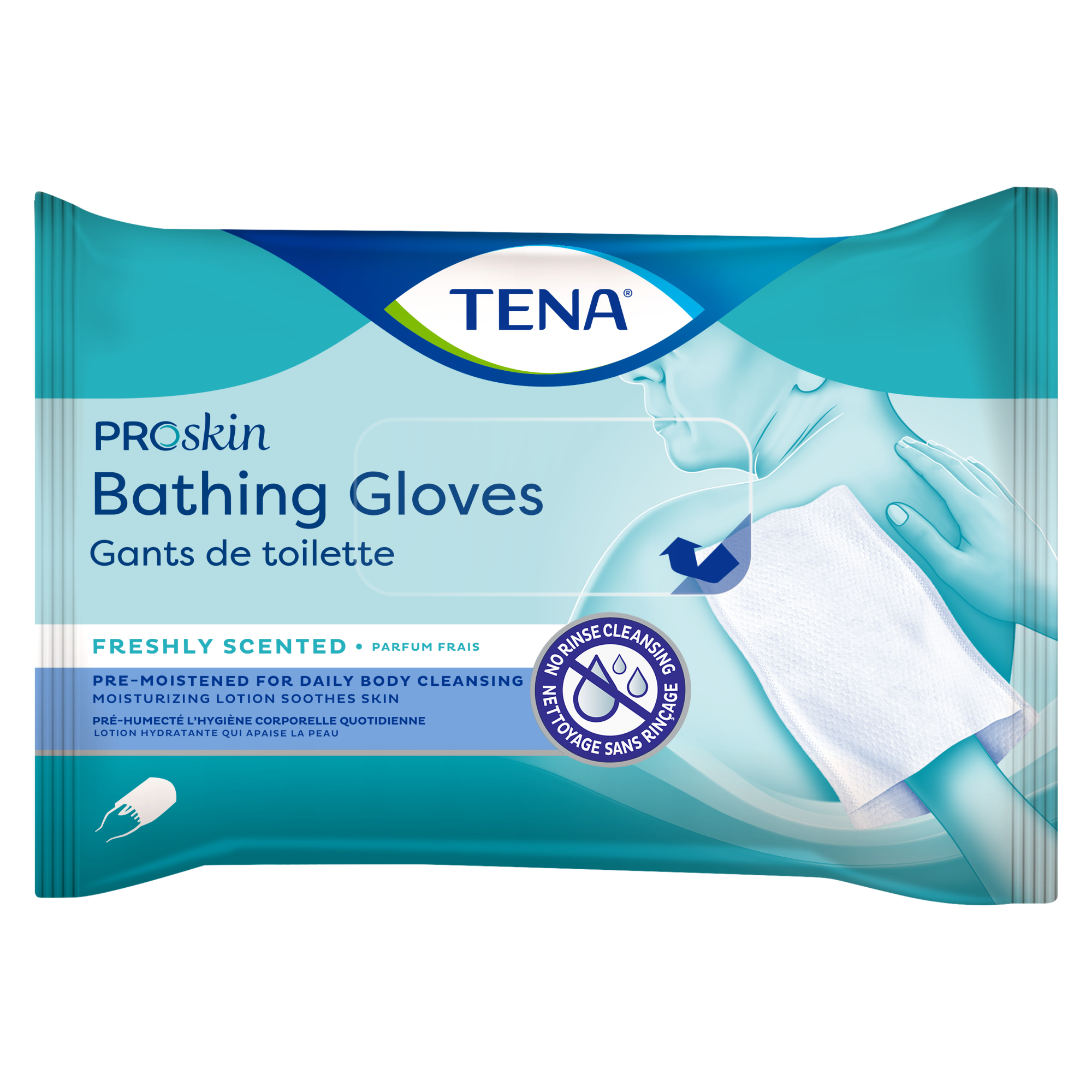 TENA ProSkin Bathing Glove | Freshly Scented