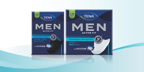 TENA Men Protectors and Shields product range