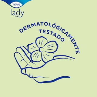 TENA Lady Normal dermatológicamente testado
