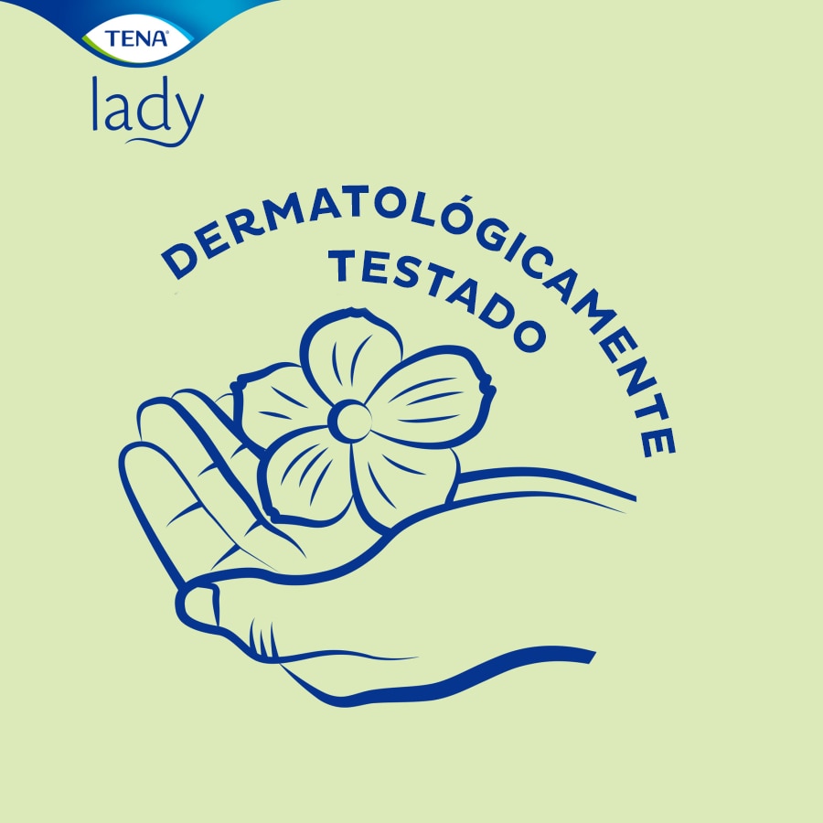 TENA Lady Normal dermatológicamente testado