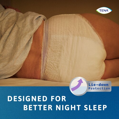 TENA ProSkin Pants Night - Lie Down Protection with more absorbency at the back for a better night's sleep