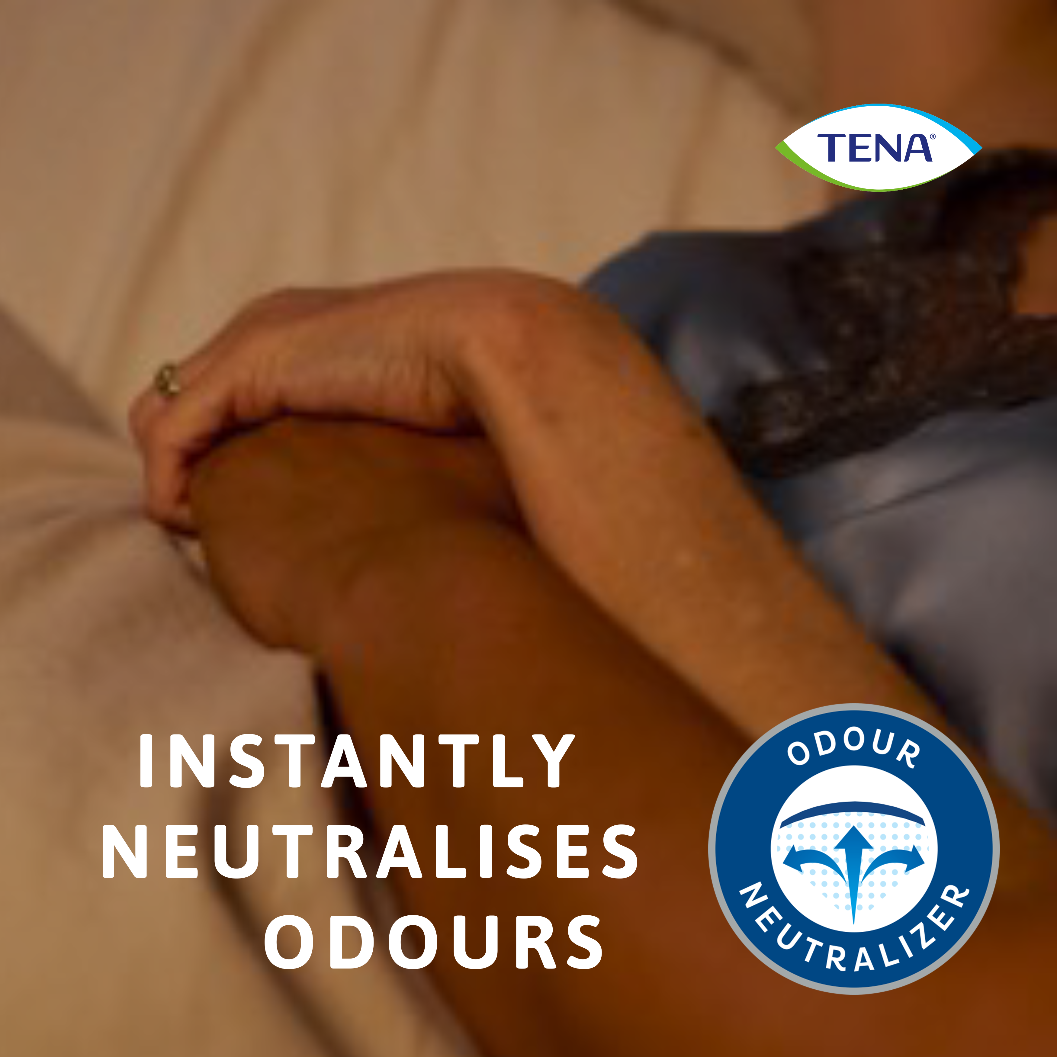 TENA ProSkin Pants Night  instantly neutralises odours for maximum discretion