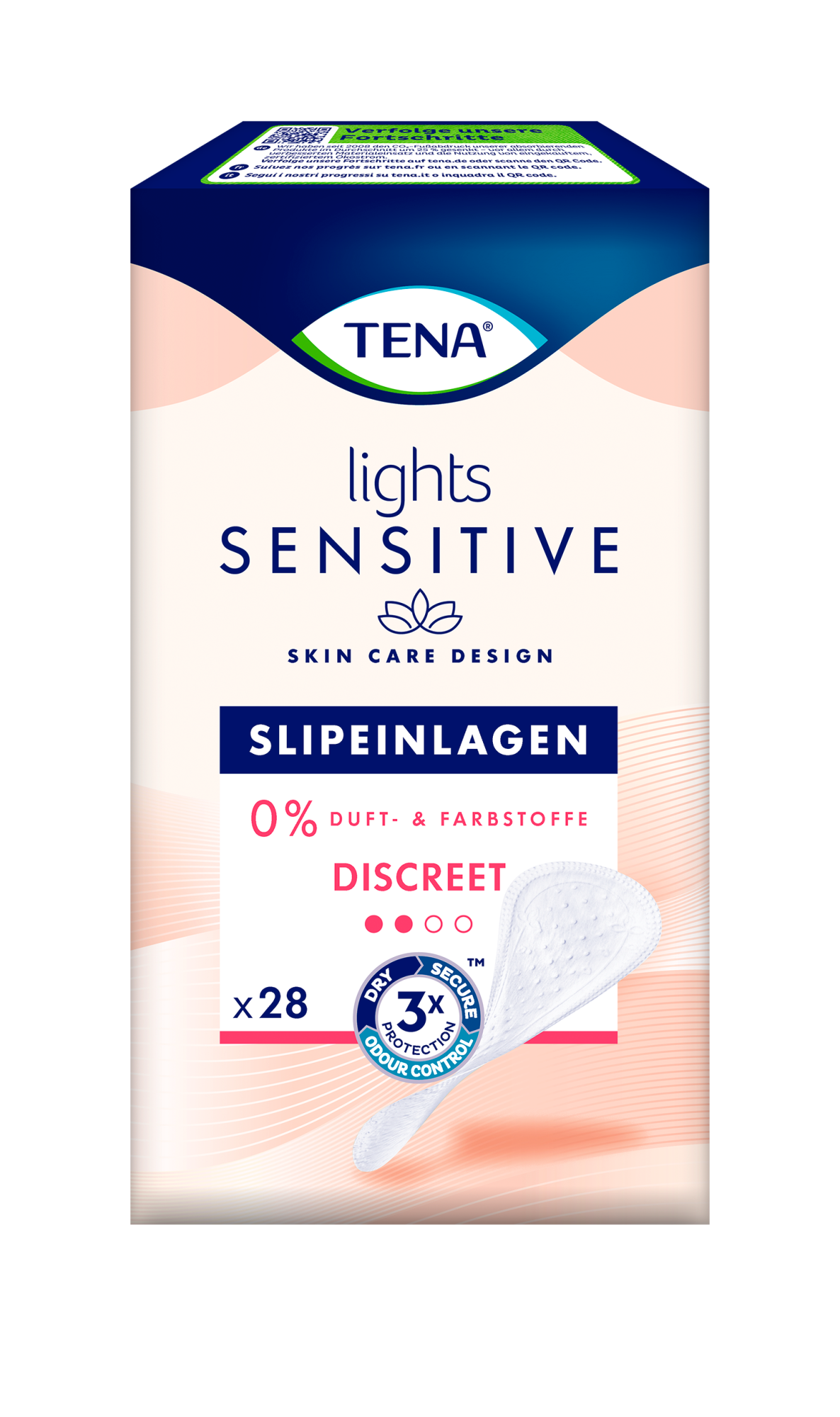 TENA lights Sensitive Discreet| Slipeinlagen